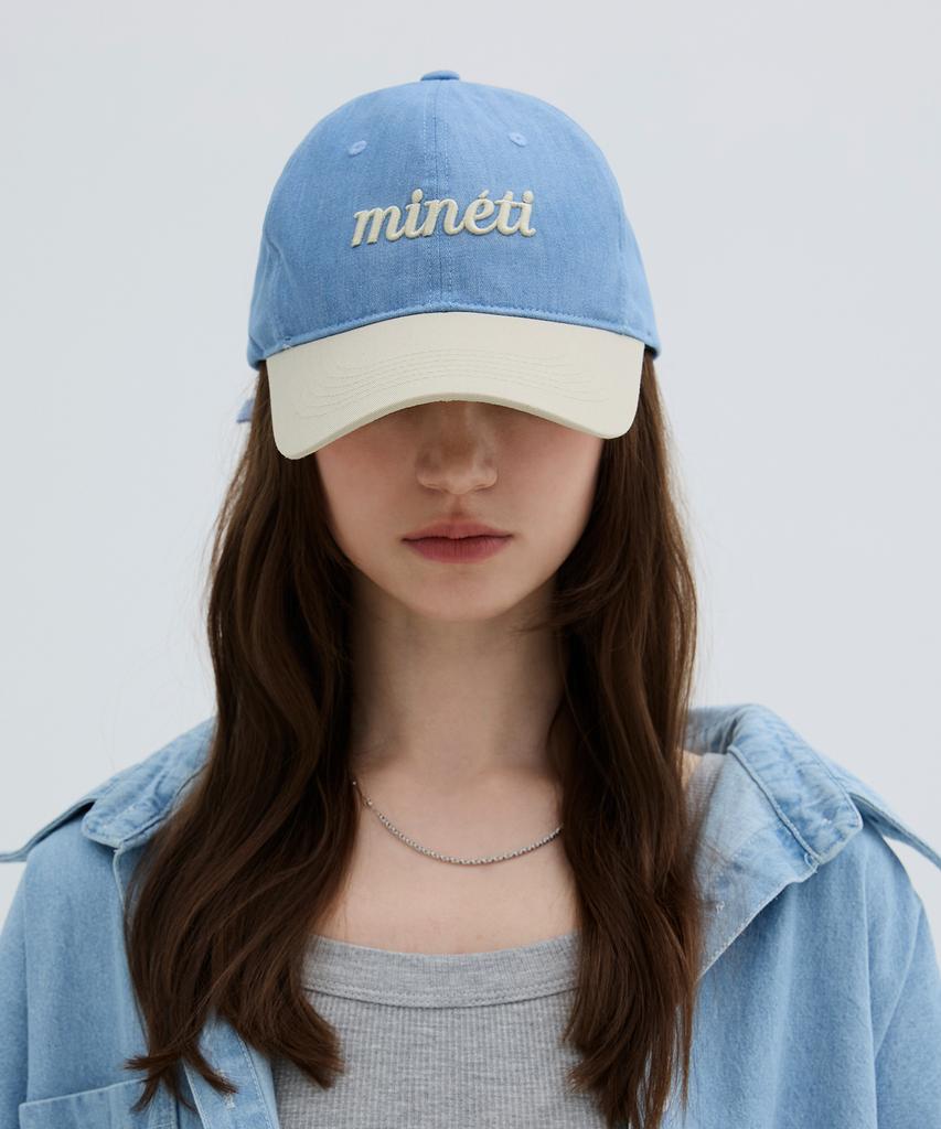 Двухцветная бейсболка с надписью Mineti Y 10525 Mt