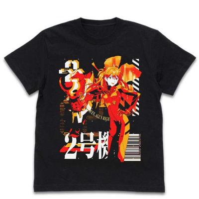 Футболка Cospa EVANGELION Eva Unit 2 Acid Graphics ЧЕРНАЯ, размер XL