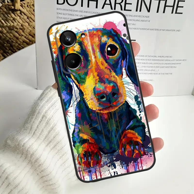 Dogs Dachshund Cute For Realme 15 Pro 10 11 12 13 14 Pro Plus C67 C65 C63 C61 C55 C53 C51 C35 C71 C75 GT7 Case
