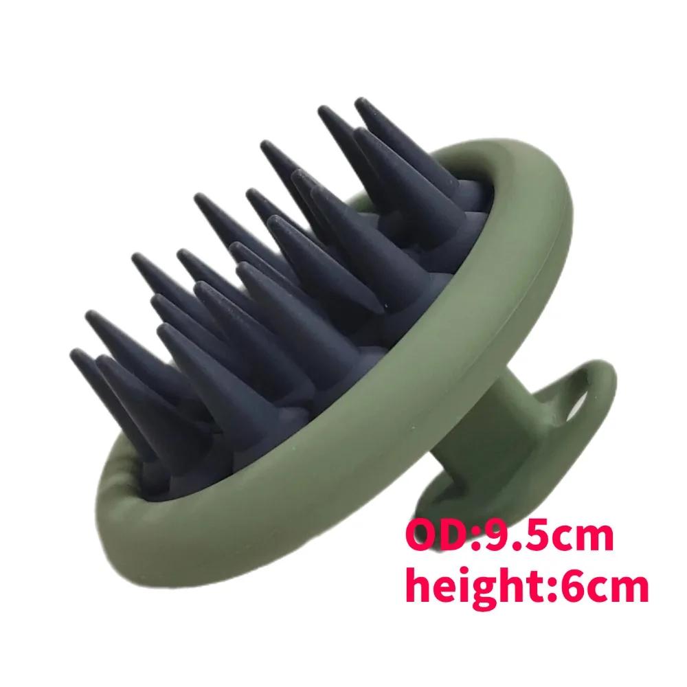 Silicone Shampoo Brush Hair Massager body scrubber Head Scalp Massage Comb Body Massage scrubber Bath Salon Hairdressing Tools