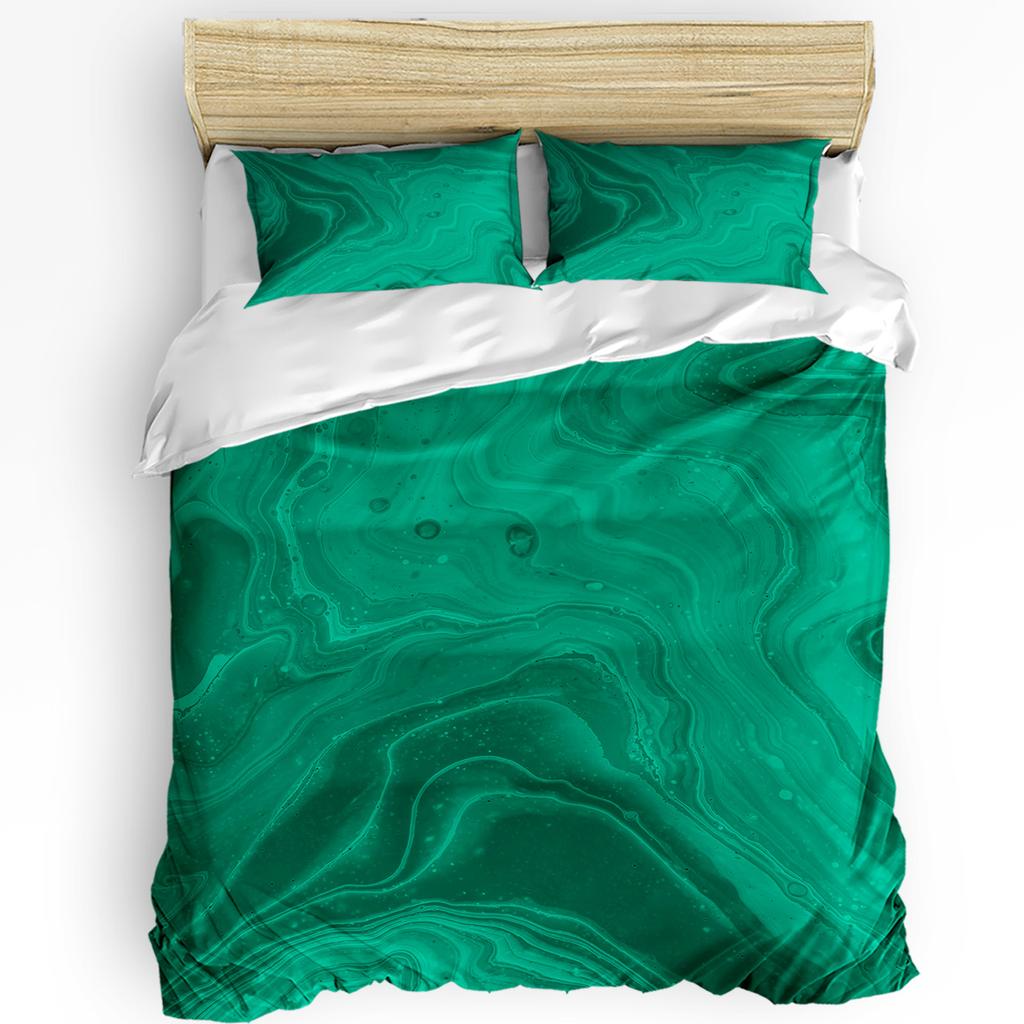 Стерео Абстрактная Линия Градиент Красный 3шт Комплект Постельного Белья Для Двуспальной Кровати Домашний Текстиль Пододеяльник Покрывало Наволочка