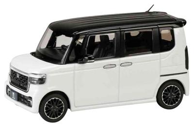 HJ43 Honda CUSTOM Platinum White Pearl Black Готовый продукт 1/43 N-BOX &
