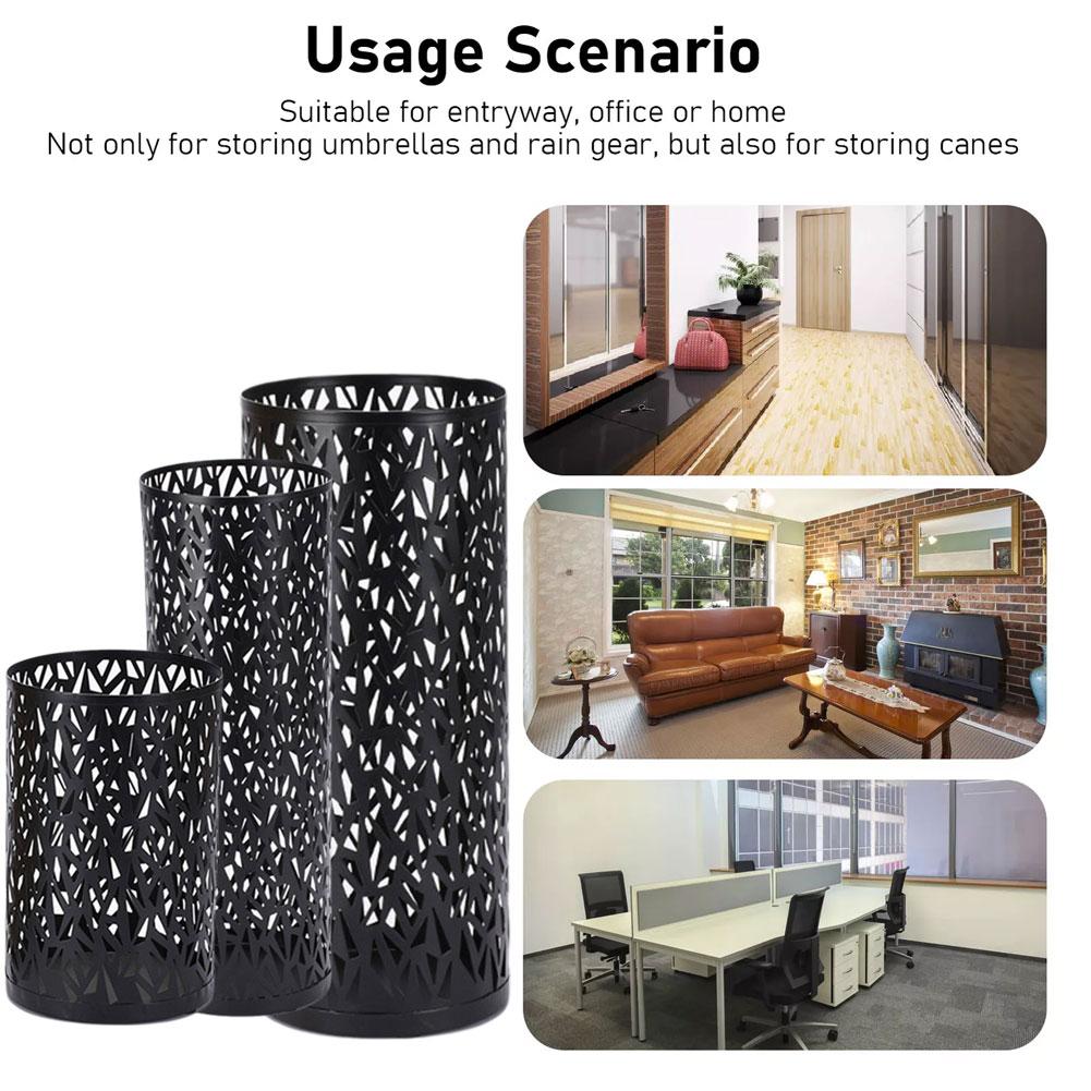 Стильный металлический держатель для зонта с экономящим пространство дизайном для домашнего порошка идеального качества или офисного V8N9