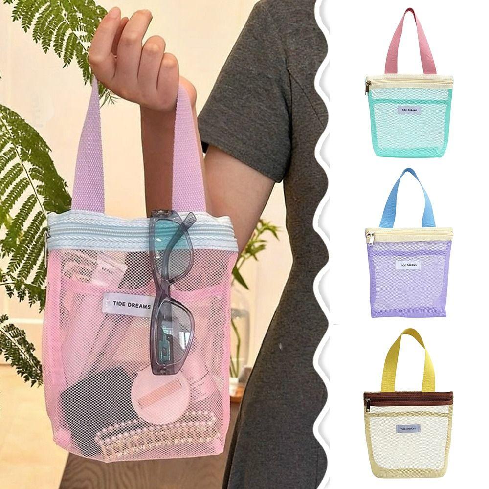 Large Capacity Handbags Transparent Makeup Bag Gifts Beach Bag