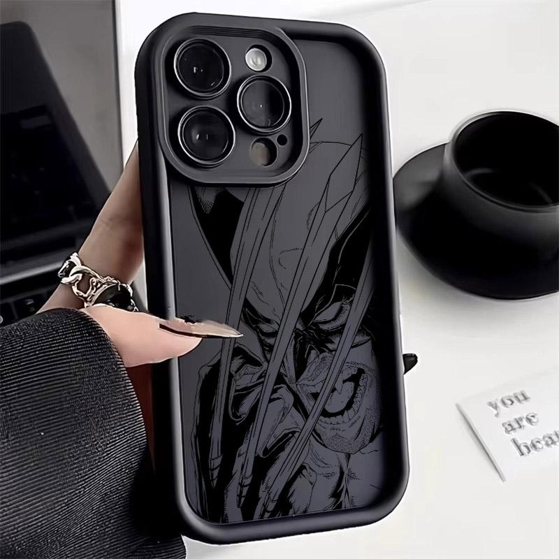 Чехол для телефона Marvel Wolverine Art для iPhone 17E 11 12 13 14 15 16 17 Pro Max Fundas 17 Air Plus 16e 13 Mini Силиконовая задняя крышка