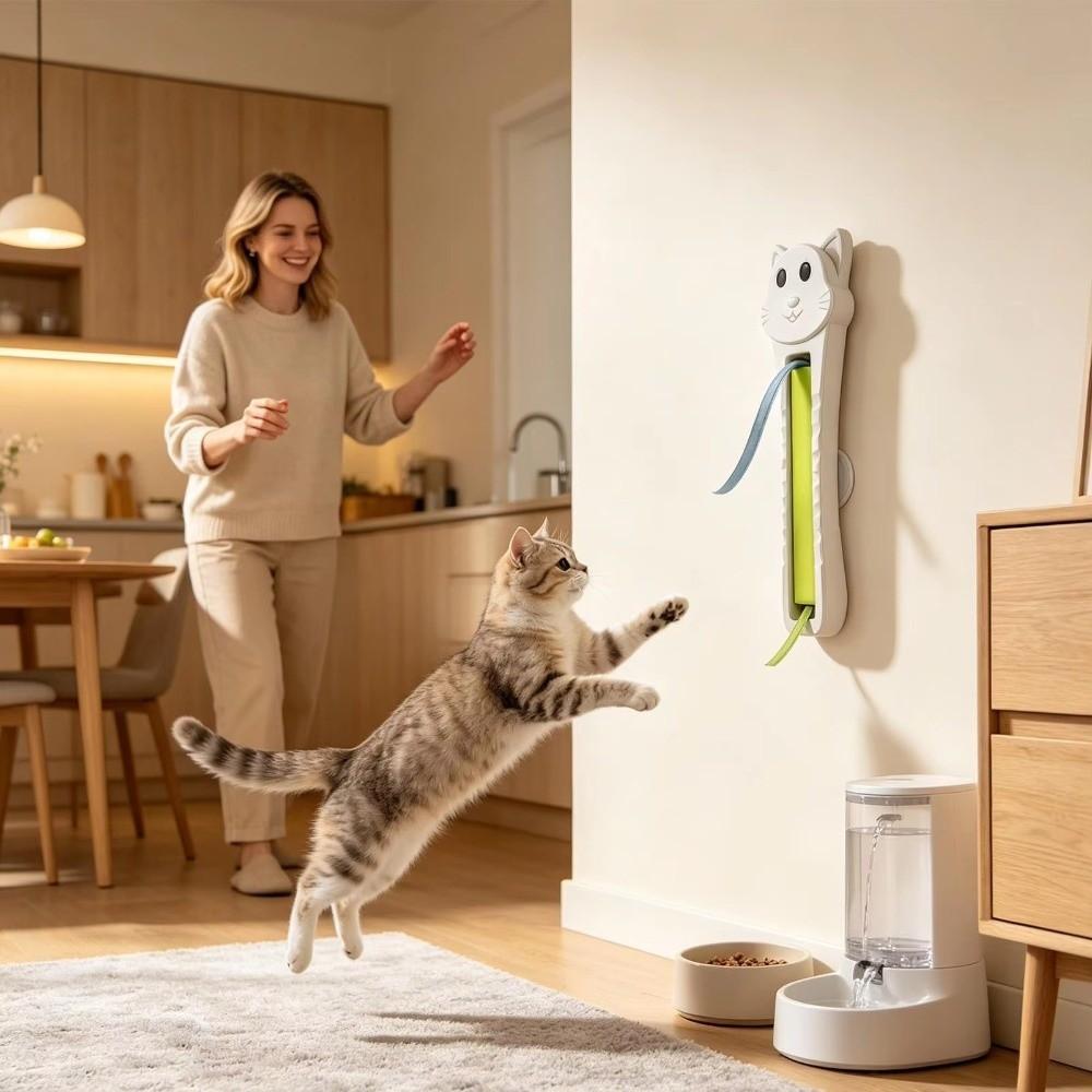 Rechargeable Automatic Moving Pet Toy Adjustable Wall-Mounted Cat Toy Pet Supplies