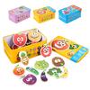 Baby Montessori Game Early Educational Toys Puzzle Card Cartoon  Matching Game Toys Children Gifts