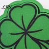 Four-leaf Clover Keychain Pendant, Stress Relief Toy with Hanging Buckle, Aromatherapy Smooth Structure Four-Leaf Shape Key Holder for Good