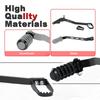 Motorcycle Steel Foldable Brake Pedal Lever For Kawasaki KLR650 1987-2013 2015 2016 2017 2018 KLR 650 Gear Shifter Shift Lever