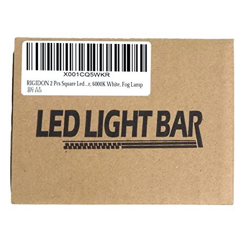 RIGIDON 27 Вт рабочий свет квадратный 4 дюйма светодиодный рабочий свет палубный свет набор из 2 светодиодных прожекторов световая панель универсальная 12 В-24 В