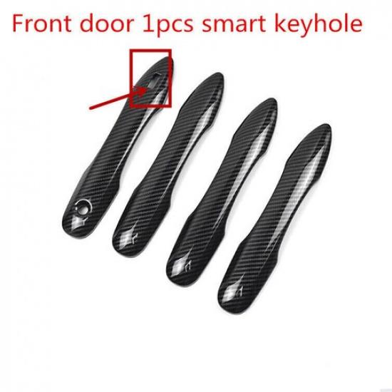 For  Toyota Corolla Hatchback Carbon Fiber Style Car door Handle Cover Trim