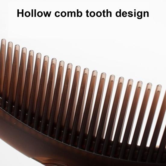 Расческа для удаления перхоти для женщин и мужчин Расческа с полыми зубьями для точечного массажа кожи головы и удаления жира Пластиковая массажная расческа для кожи головы для уменьшения объема кожи головы