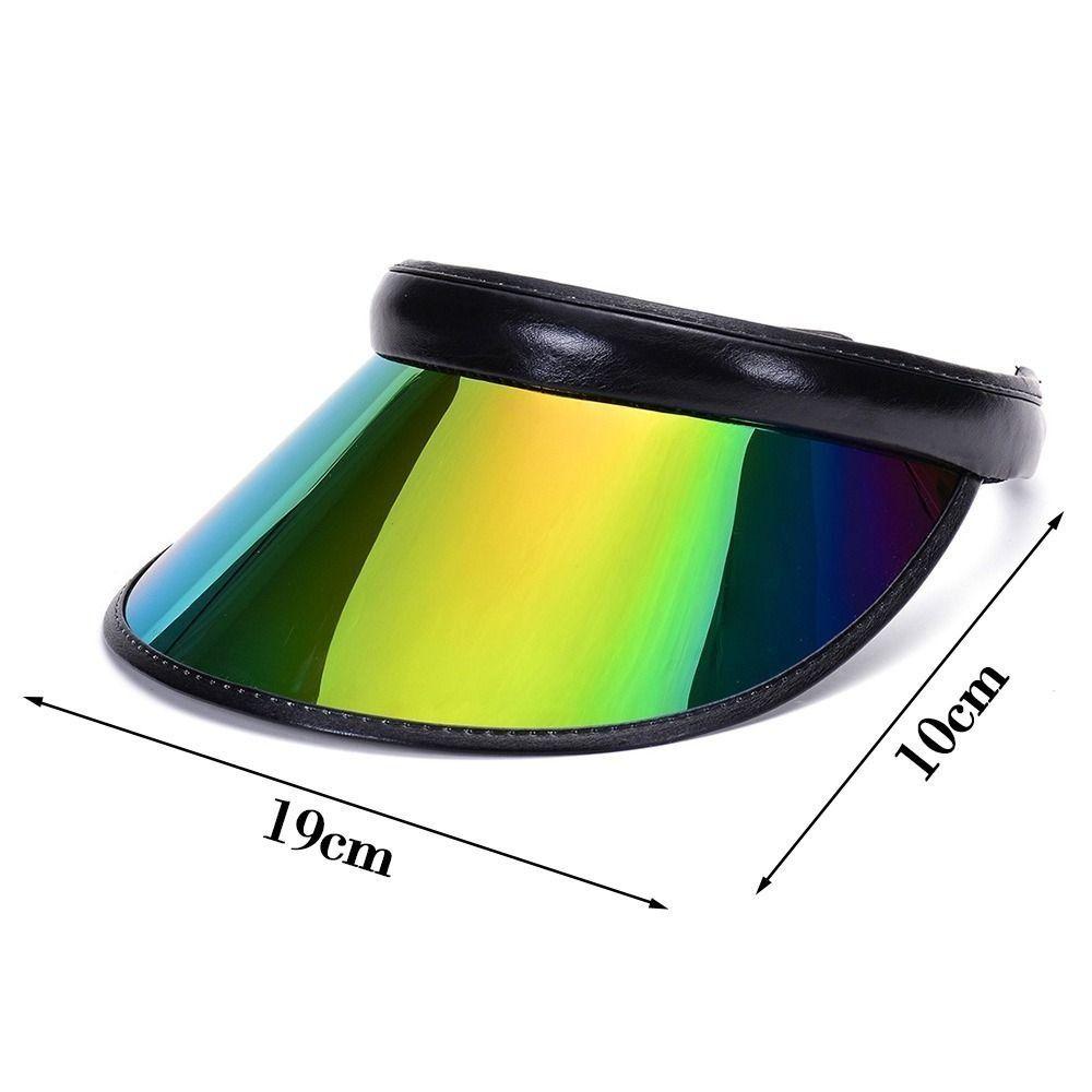 PVC Summer Baseball Hat Women Men Visor Caps New Bicycle Sun Hat Outdoor Sunshade