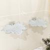 Wall Mounted Soap Box Self-adhesive Storage Rack  Bathroom Kitchen Sink Organizer