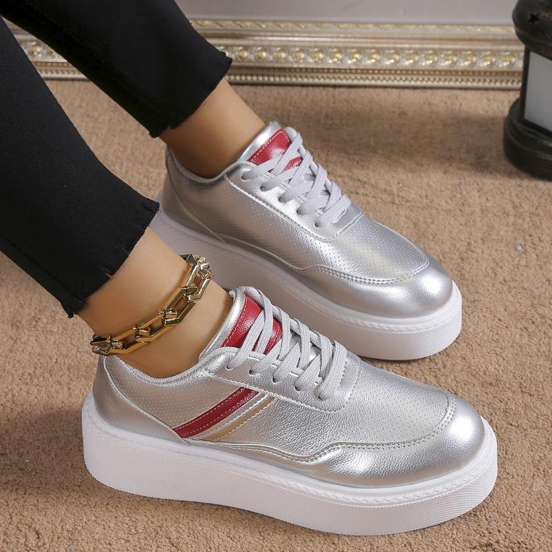 Европейские и американские повседневные женские туфли, новые дышащие повседневные туфли на толстой подошве, простые туфли на плоской подошве Trafza