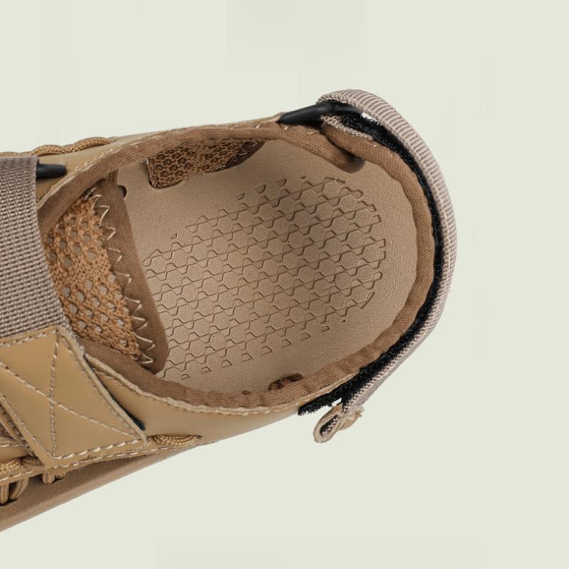 Мужские летние сандалии Пляжная обувь на мягкой подошве Мужские плетеные повседневные тапочки 39-47