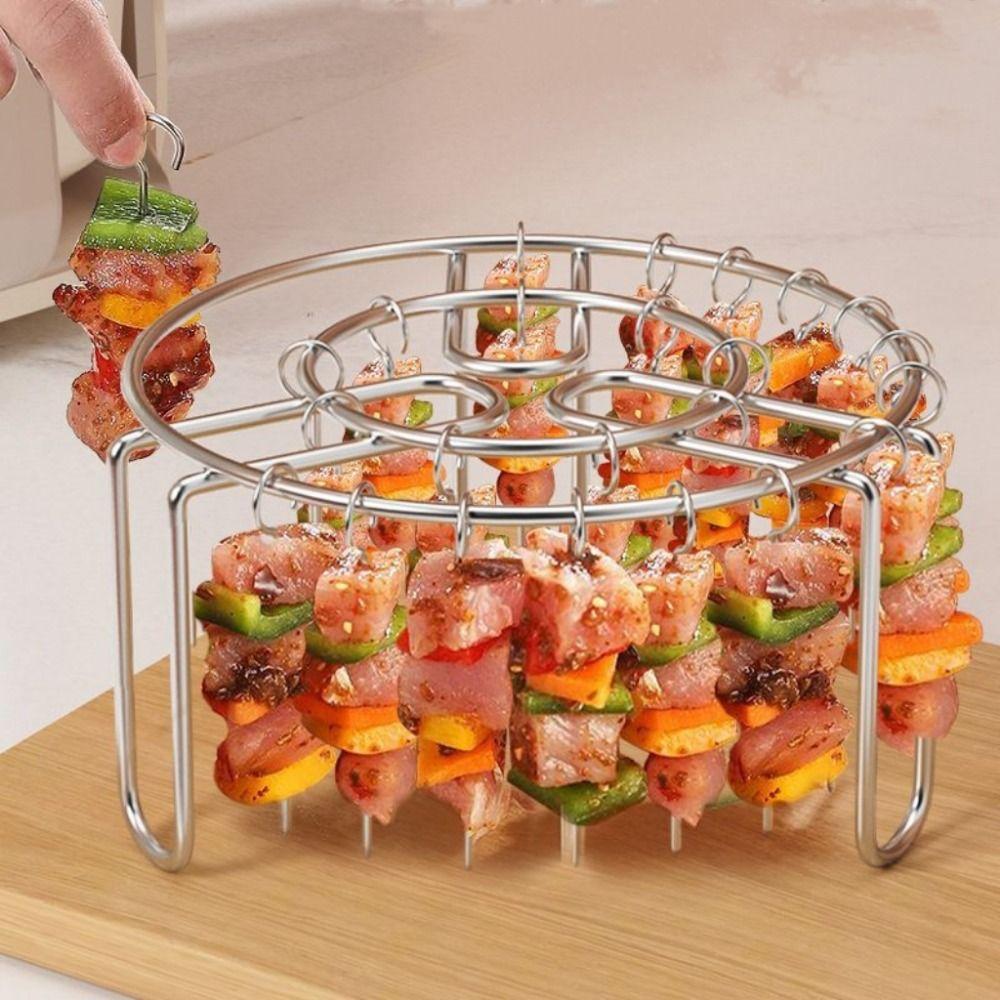 Съемный держатель для шампуров Игла для запекания из нержавеющей стали для аксессуара для аэрофритюрницы