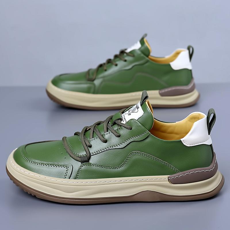 Мужская обувь из высококачественной кожи на шнуровке, повседневная обувь, удобные люксовые брендовые теннисные мужские кроссовки, обувь для ходьбы, скейтбординга, мокасины