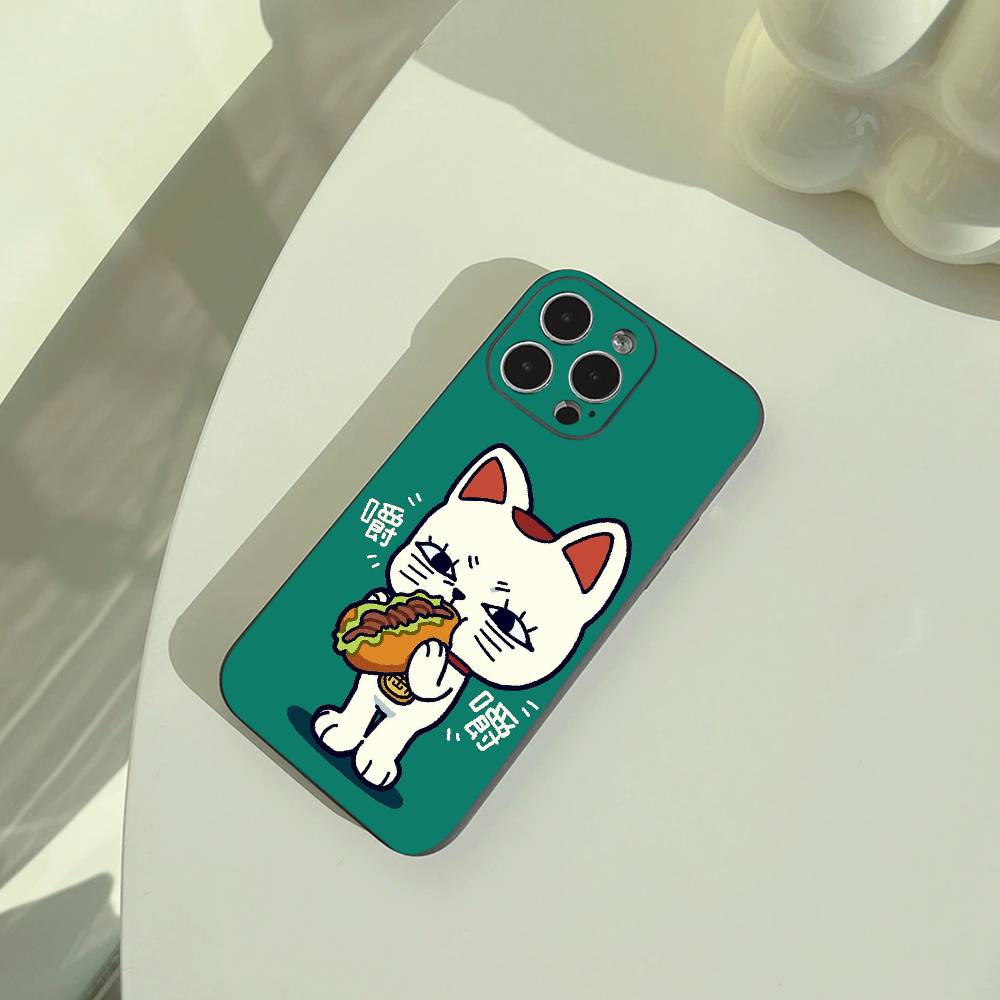 Чехол-бампер Dan-da-dan Turbo для iPhone 17,16,15,14,13,12,11 Pro Max, Легкий и практичный, Мягкий черный
