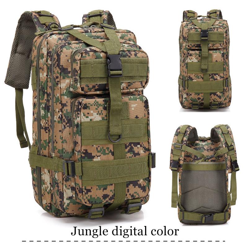 30-литровый тактический рюкзак для улицы, водонепроницаемый Daypack из ткани Oxford 900D для мужчин и женщин