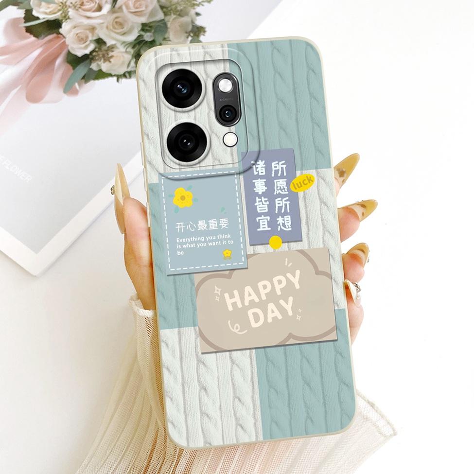 For Oppo Reno 14Pro PKZ110 CPH2739 Casing For Oppo Reno14 Pro Cover Fashion Cartoon Cute Funny Painted Silicone Phone Case