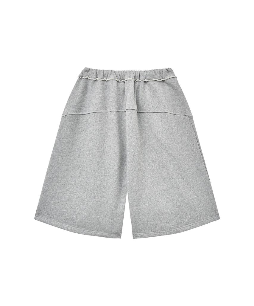 BIG UNION 3D Sweat Half Pants (Gray)
