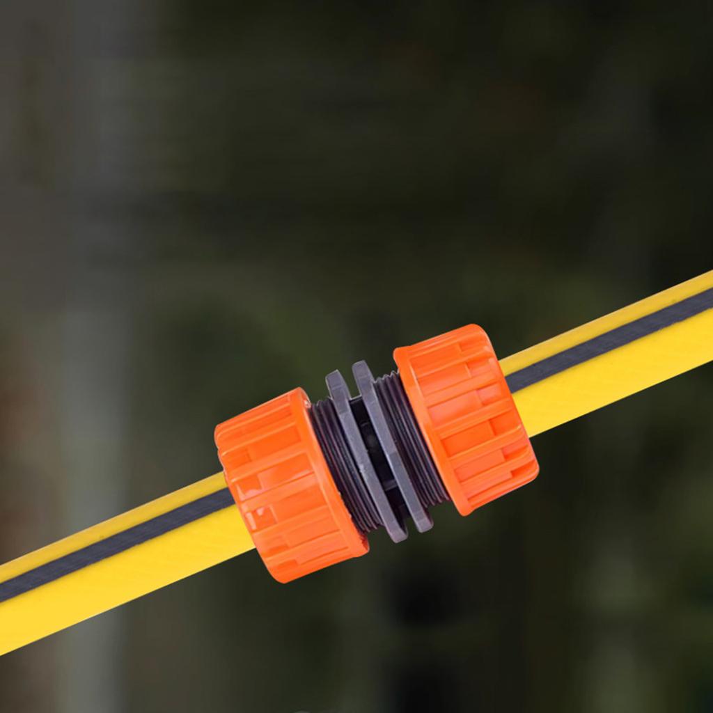 2Pcs Garden Hose Connector Fitting Set Hose Quick End Connector Water Tap Hose Connector Threaded Tap Connector