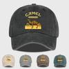 Винтажная Бейсболка с Принтом «Camel» (Сцена в Пустыне) - Регулируемая Унисекс Винтажная Кепка для Походов и Альпинизма