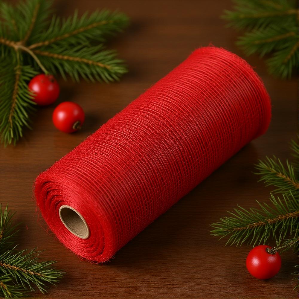 15cm 10yards Christmas Decoration Mesh Rolls For DIY Wreath Making Xmas Tree Ornament Net Ribbon Christmas New Year Party Gifts