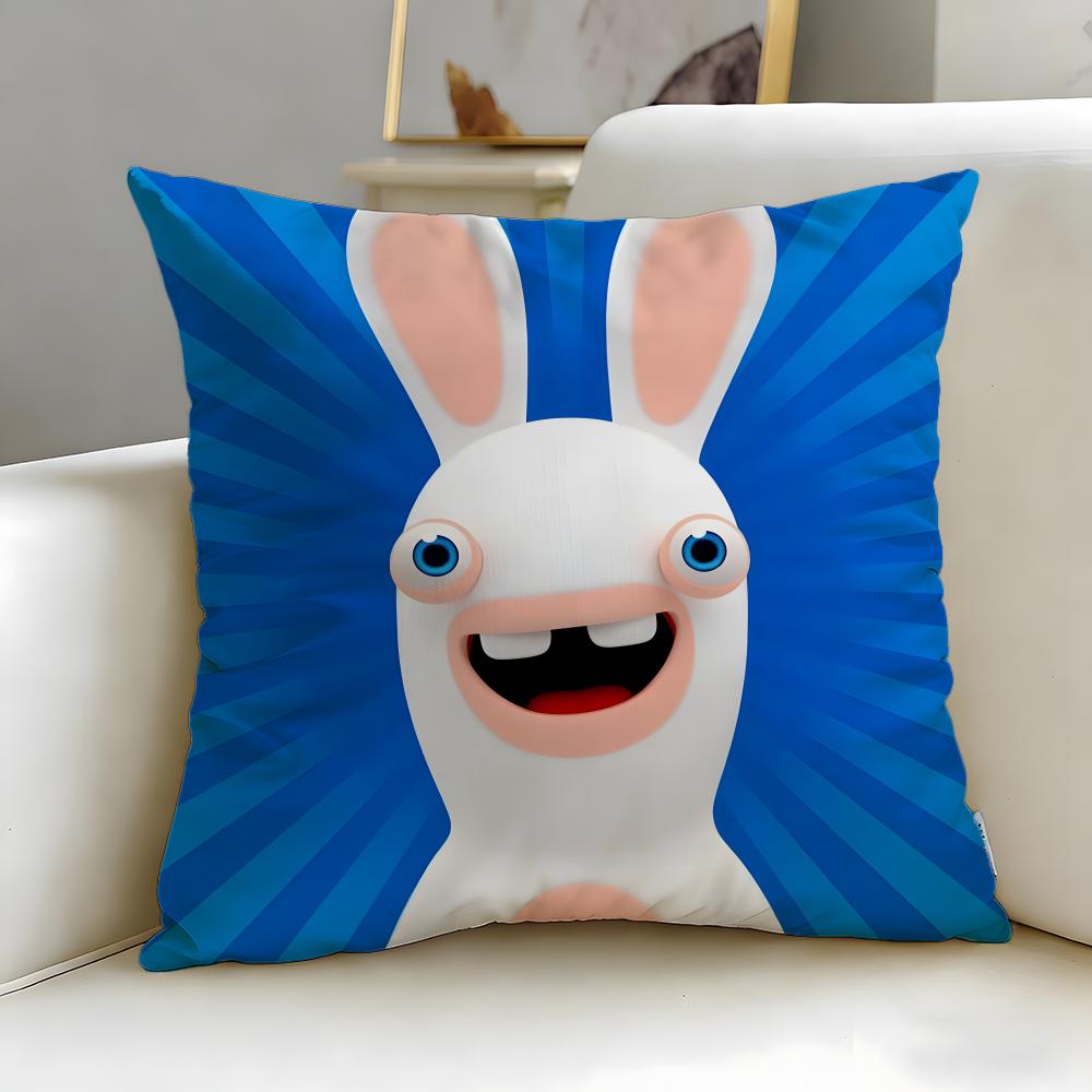 Популярная игра Rabbids Наволочка Мягкая и Легко стирающаяся – Универсальная для Дивана, Кровати, Путешествий и Офиса