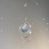Round Shape Crystal Sun Catcher Crystal Sun Catchers Delicate Crystal Decorative Pendant  Home