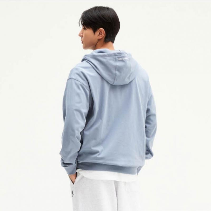 New Balance Толстовка с капюшоном на молнии Lqj Nbmde21013 B2 Uni ESSential Single MeSh Hoodie Zip Up S