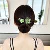 Fresh Green Clover Hair Clip