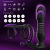 Пульт дистанционного управления Беспроводной дилдо Анальный телескопический Вибрирующий массажер простаты Мужское кольцо для члена Пенис Взрослые секс-игрушки Анальная пробка Анальная игрушка