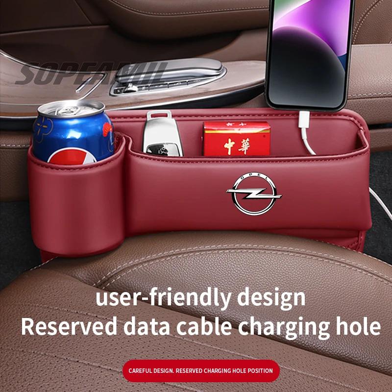 Opel Astra Corsa Grandland Insignia Mokka Vectra GTC Tigra Vivaro Zafira Combo Vivaro Delica Car Seat Storage Case Seat Gap Box