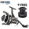 11BB Spinning Fishing Reel Fishing Wheel for Saltwater Metal Spool Fishing Reels Pesca Fishing