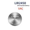 2-10 шт. 3,6 В LIR2450 Литий-ионный аккумулятор Перезаряжаемая батарея замена CR2450