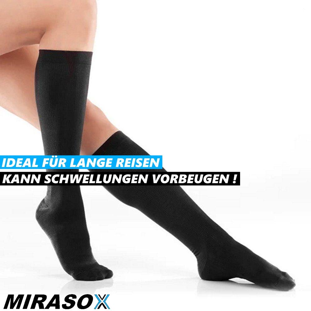 MIRASOX Compression Stockings, Support Stockings, Travel Stockings for Women and Men