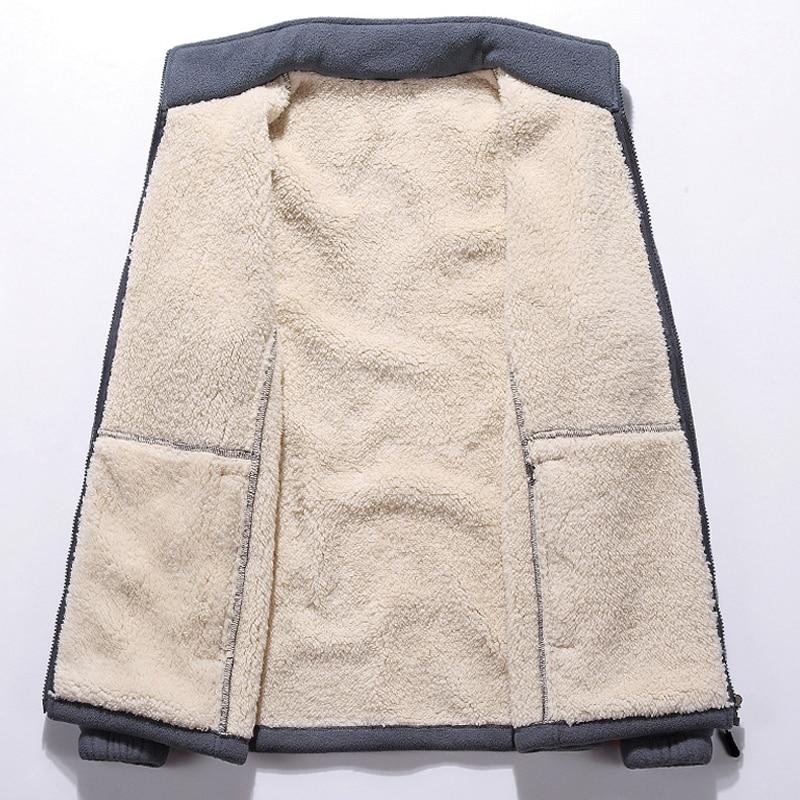 Зимние толстовки больших размеров M ~ 9xl, мужские теплые толстовки с толстой шерстяной подкладкой, мужская верхняя одежда, тактические флисовые куртки с мягкой оболочкой, пальто 