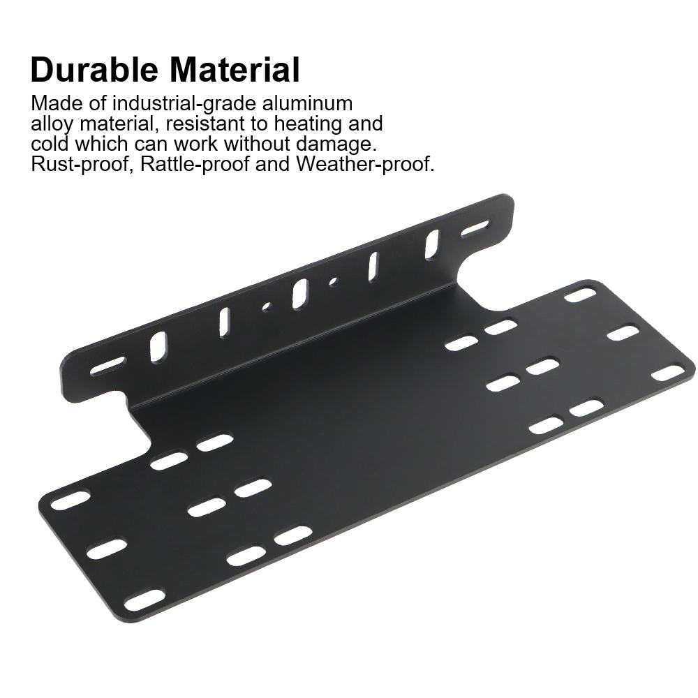 Держатель лампы для внедорожника Светодиодная рабочая световая панель Автомобильные кронштейны для номерных знаков Аксессуар Рамка кронштейна для крепления номерного знака на передний бампер автомобиля