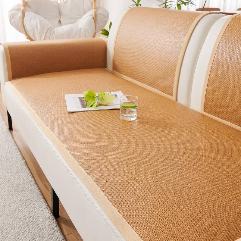 Популярный Новый Коврик из Ледяного Ротанга Подушка для Дивана Холодное Летнее Покрывало Современный Летний Коврик из Ледяного Шелка Нескользящий