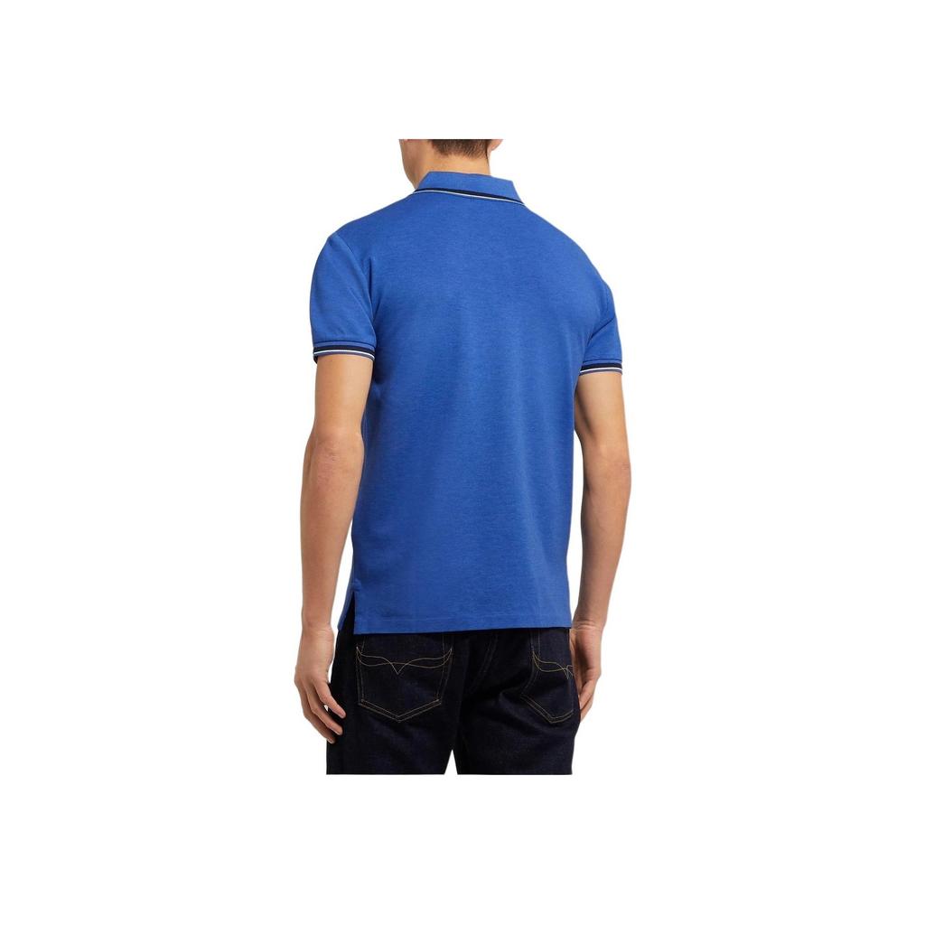 Мужская рубашка поло Polo Ralph Lauren с вышитым логотипом пони, синяя 710782636-004