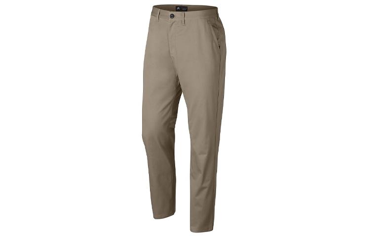 Nike Dri Fit Casual Pants Men's Khaki Moderate Straight Fit Pants 937987-235