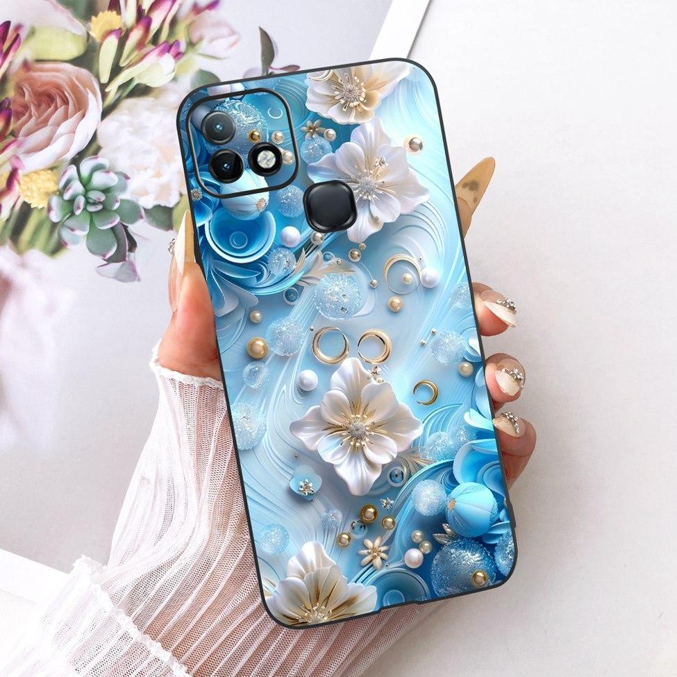For Infinix Hot 10i Case Luxury Butterfly Fashion Girls Boys Cute Painted Casing For Inifnix Hot 10i X659 X659B X658E Cover