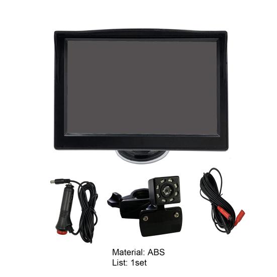 Baby Car Monitor High Resolution 360 Degree Rotation Night Vision Car Baby Backup Rearview Camera for Auto