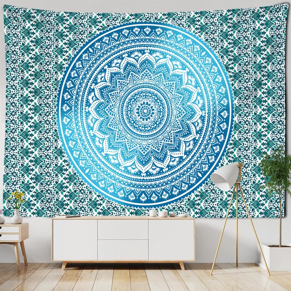 Mandala Tapestry Wall Hanging Boho Psychedelic Hippie Art Tapiz Bedroom Home Decor