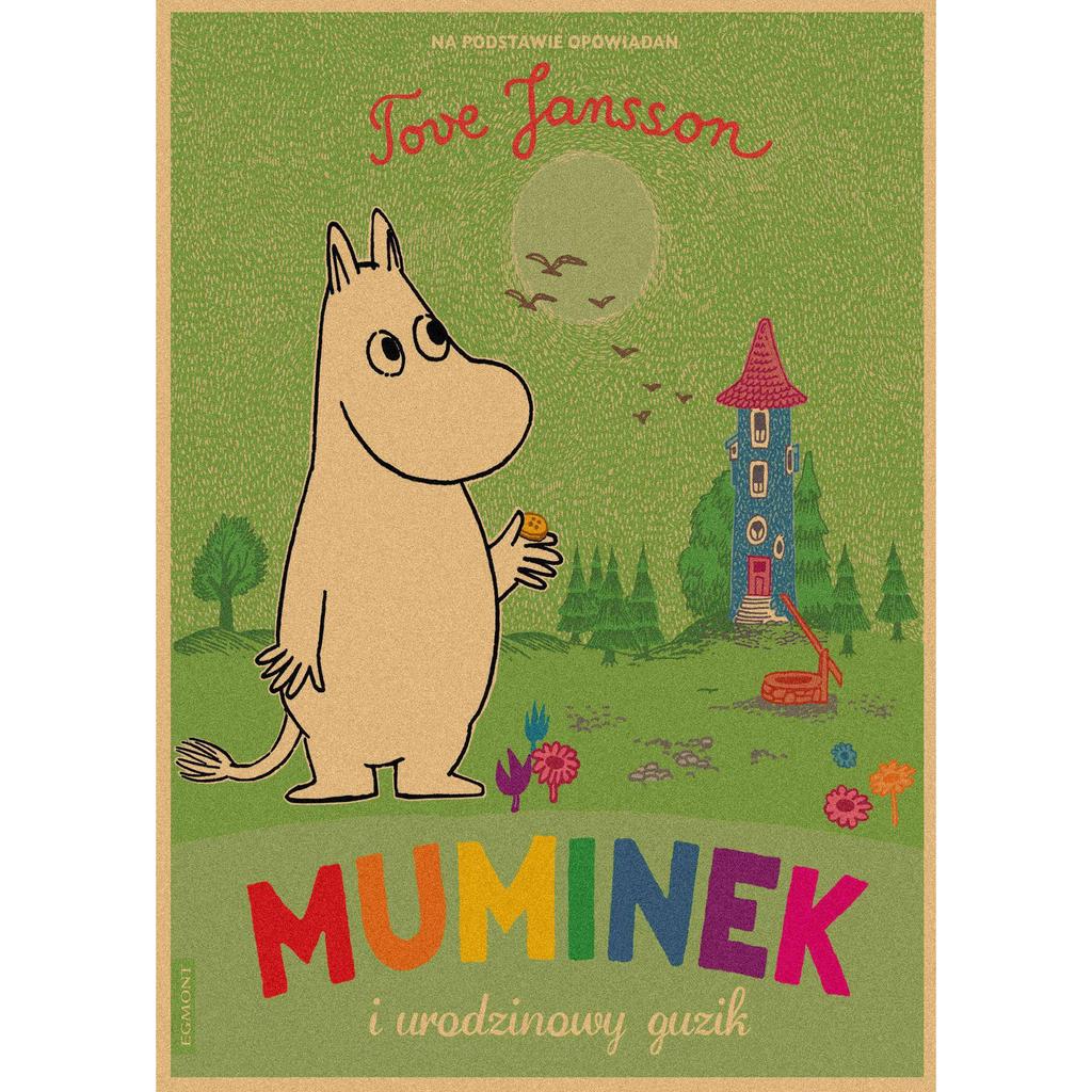 Moomin Family Retro Cartoon Poster Wall Art Mural 397
