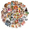 One Piece Stickers 50pcs Anime Stickers Pack Vinyl Waterproof Stickers for Laptop Skateboard Water Bottle Bike Phone Guitar Luggage