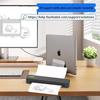 HZTZ-A4XY Портативный Bluetooth-термопринтер формата A4: Беспроводной, Совместим с телефоном, Идеально для дома и тату-печати, Хит продаж