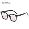 Retro Square Gradient Blush Sunglasses No Makeup Uv400 Protection Anti-Glare Shades Decorative Eyewear For Women & Men
